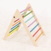 Gardenia - Pikler Triangle Set Montessori Toddler Climbing Toys Indoor, 2 Piece Baby Climbing Gym Indoor Playground - Natural Wood - Image 3