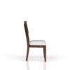 Casual Side Dining Chair Contrasting Upholstered Seat (Set of 2) - Brown - Image 2