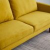 Plush Comfort Loveseat - Goldenrod - Image 8