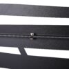 Outdoor & Indoor Privacy Screen Metal Privacy Screen, Steel Decorative Panels - Black - Image 7