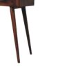 T Bar Console Table, 2 Drawers - Chestnut - Image 8