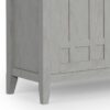 Bedford - Sideboard Buffet And Wine Rack - Fog Gray - Image 9