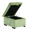 Convertible Sofa Bed Sectional Sofa Sleeper L-Shaped Sofa With A Storage Ottoman, Two Pillows, Two Power Sockets And Two USB Ports For Living Room - Green - Image 24