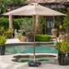 Wheelie - Modern Round Umbrella Base With Stainless Steel Holder - Black - Image 3