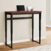 Computer Desk, Home Office, Standing, Adjustable, Laptop, Contemporary & Modern - Cherry - Image 5