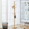Modern Stainless Steel Spray Painted Hanger With Reinforcement 72" Raised Design Optional - Gold - Image 2