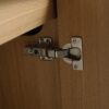 Original Wall Mounted Bathroom Vanity With Resin Sink And 3 Soft Closing Doors Plywood - Oak - Image 14