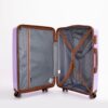 5 Piece Set (20"24"28 +A Travel Bag And A Toiletry Bag), Pp Hardshell Carry On Luggage Set With Tsa Lock Carry On Suitcase Luggage Durable Suitcase - Purple - Image 20