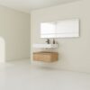 Wall Mounted Bathroom Vanity With Resin Sink And Soft Close Drawer In Imitative - Imitative Oak - Image 6