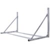 Wall-Mounted Folding Tire Storage, 30.5 To 50.5" Wide, Supports 300 Pounds - Silver - Image 4