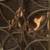 Thayer - Single Panel Iron Fireplace Screen With Geometric Design - Gold - Image 6