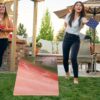 4X2 Ft Large Size Cornhole Board (Set of 2), Outdoor Game Board Set With 8 Bean Bags, Perfect For Lawn, Backyard, Beach, Park - Navy / Red / Brown - Image 10