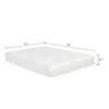 10" Plush Gel Memory Foam Mattress For Twin Long Size Bed With Cooling Technology Aloe Vera Cover - White - Image 3