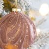 Christmas Ball Ornaments, Glass Decorative Hanging Ball Christmas Tree Ornaments For Holiday Party Decorations (Set of 6) - Purple - Image 5