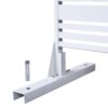 Outdoor & Indoor Freestanding Metal Privacy Screen, Decorative Privacy Fence Panels - White - Image 12