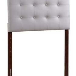Twin Stylish Adjustable Headboard - Light Gray