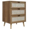 3 Drawer Cabinet, Suitable For Bedroom, Living Room, Study - Walnut - Image 7