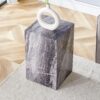 Modern Coffee Table With Textured Patterns And Stylish Design - Gray - Image 2