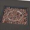 Modern Square Iron Fire Pit With 50, 000 Btu Output - Dark Gray - Image 9
