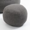 Bedding Bean Bag Sofa Chair High Pressure Foam Bean Bag Chair Adult Material With Padded Foam Padding Compressed Bean Bag With Footrest - Gray - Image 18