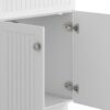 Beckham - Laundry Cabinet With Faucet And Stainless Steel Sink - White - Image 5