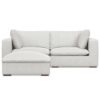Jasmine - 2 Seater Sofa And Ottoman - Gray - Image 2