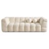Alana - Tufted Sofa - Ivory / White - Image 6