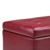 Cosmopolitan - Storage Ottoman - Red - Image 8