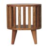 Ariella - Single Shelf Nightstand - Oak - Image 4