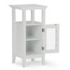 Acadian - Floor Storage Cabinet - Pure White - Image 2