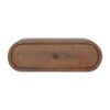 Wall Mounted Round Bedside Table - Chestnut - Image 3