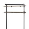 Ensata - Rustic Writing Desk - Black / Oak - Image 3