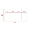 Wall Cabinet Four Doors, With Two Internal Shelves And Internal Plate And Glass Organizer - White - Image 7