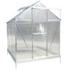 6.3'x6.2'x7' Polycarbonate Greenhouse, Heavy Duty Outdoor Aluminum Walk-In Green House Kit With Rain Gutter, Vent And Door For Backyard Garden - Aluminium - Image 10