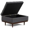 Mariah - Coffee Table Storage Ottoman - Gray - Image 3
