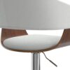Lowell - Adjustable Swivel Bar Stool - White - Image 6