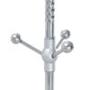 Modern Stainless Steel Spray Painted Hanger With Reinforcement 72" Raised Design Optional - Silver - Image 8