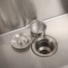 24" Stainless Steel Washing Sink With Faucet Hoses And Drain Head Only (Update) - Silver - Image 5
