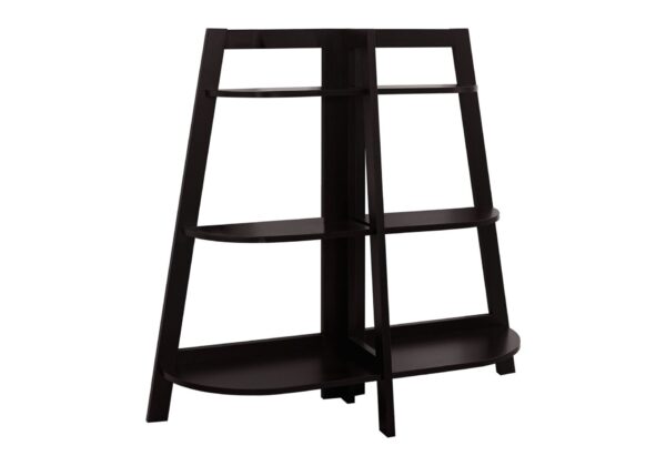 Bookshelf, Bookcase, Etagere, 3 Tier, For Office, Contemporary & Modern - Espresso