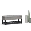 Saxon - Storage Ottoman Bench - Dove Gray - Image 9