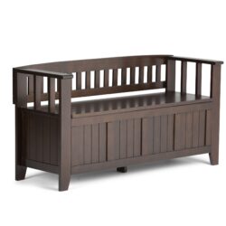 Acadian - Entryway Storage Bench - Brunette Brown