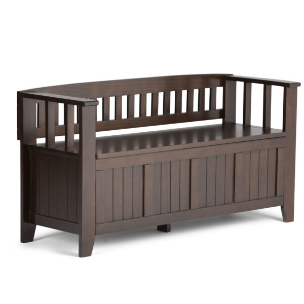 Acadian - Entryway Storage Bench - Brunette Brown