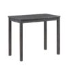 Lux - 3 Piece Counter Height Pub Table With Tufted Stools (Set of 3) - Gray - Image 2