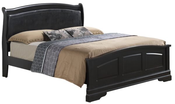 Full Elegant Traditional Bed - Black