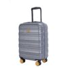 Carry On Luggage Airline Approved18.5" Carry On Suitcase With Tsa Approved Carry On Luggage With Wheels Carry On Bag Hard Shell Suitcases - Dark Gray - Image 4
