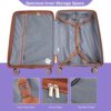5 Piece Set (20"24"28 +A Travel Bag And A Toiletry Bag), Pp Hardshell Carry On Luggage Set With Tsa Lock Carry On Suitcase Luggage Durable Suitcase - Purple - Image 13