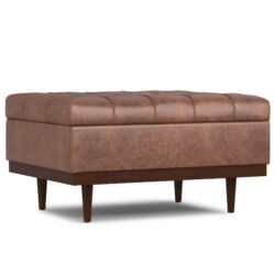 Mariah - Coffee Table Storage Ottoman - Brown