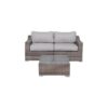 2 Person Seating Set With Cushions - Gray - Image 2