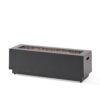 Modern Outdoor Iron Propane Fire Pit, 50, 000 Btu, Sleek Design - Brown / Gold - Image 6