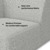 Rex - Corner Sofa Module - Gray - Image 12